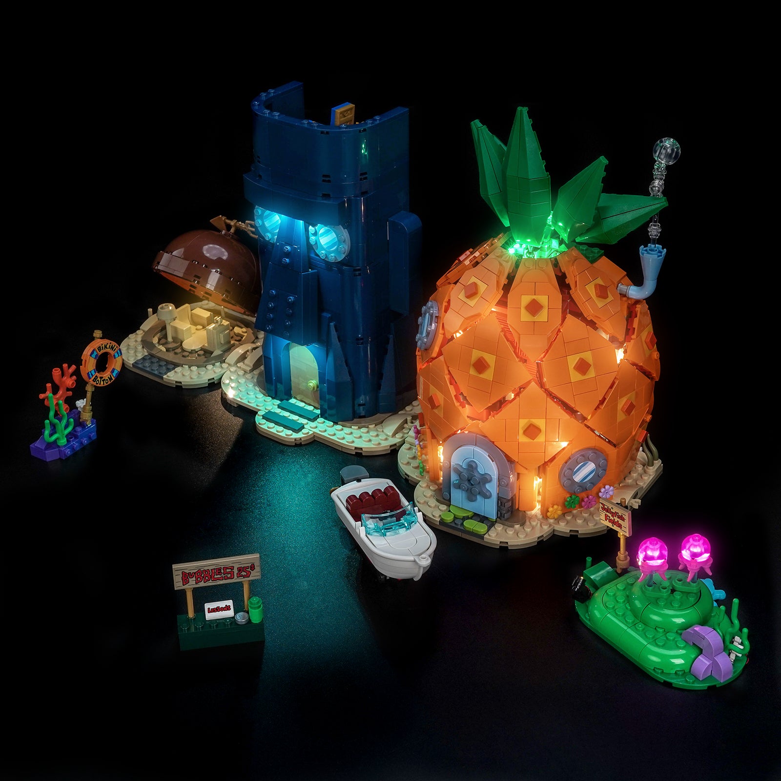 BrickBling Light Kit for LEGO Icons SpongeBob SquarePants: Bikini Bottom 11386