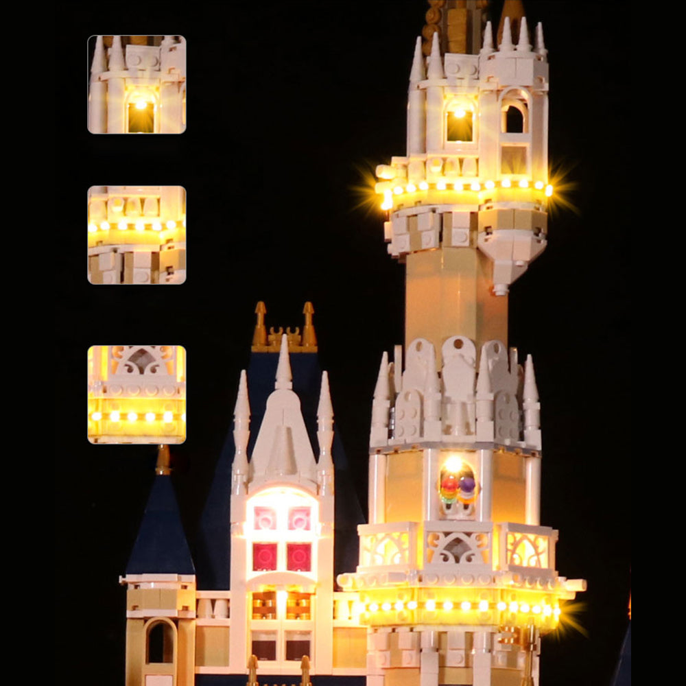 BrickBling Light Kit for LEGO Disney The Disney Castle 71040