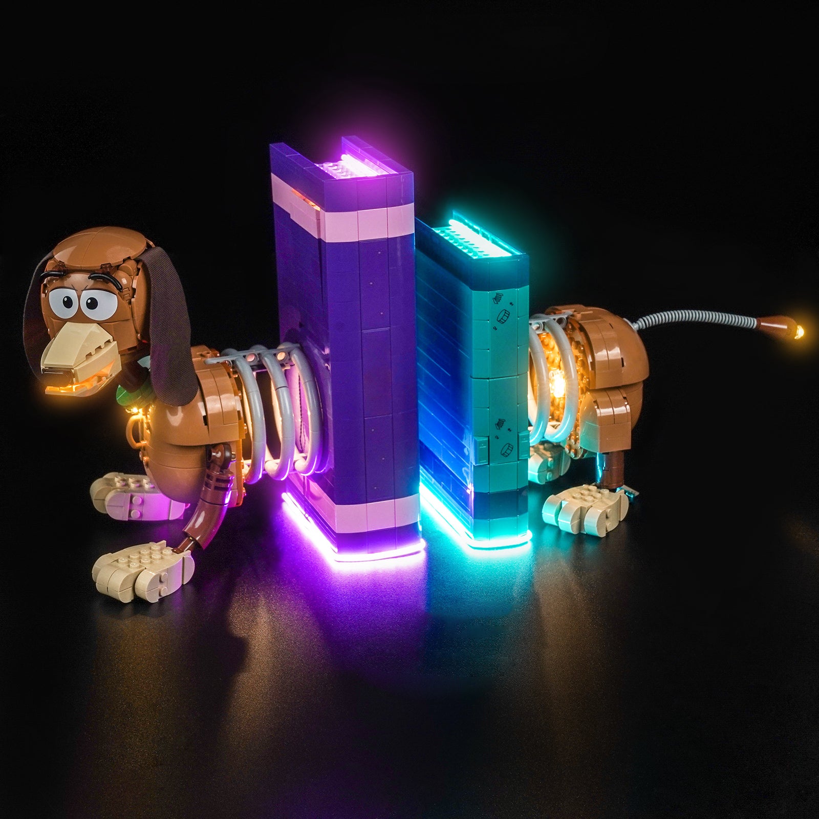 BrickBling Light Kit for LEGO Disney Toy Story Slinky Dog Bookends 43301