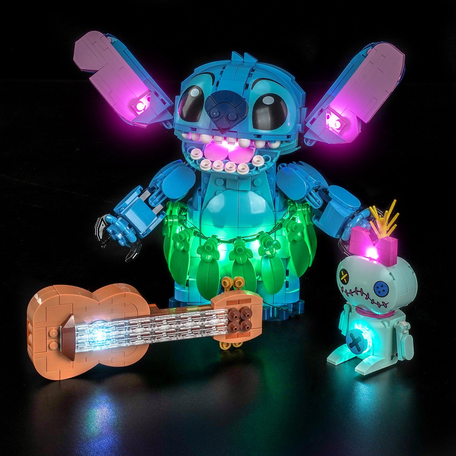 Kit lumière BrickBling pour LEGO Disney Stitch et Scrump 43296