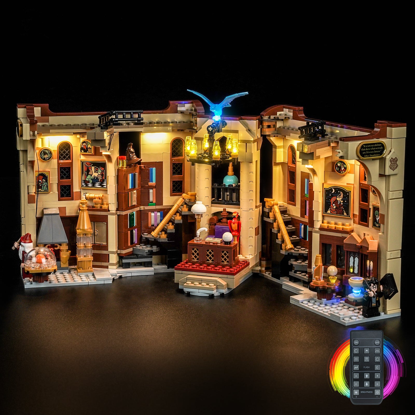 BrickBling Light Kit for LEGO Harry Potter Book Nook: Dumbledore's Office 76478