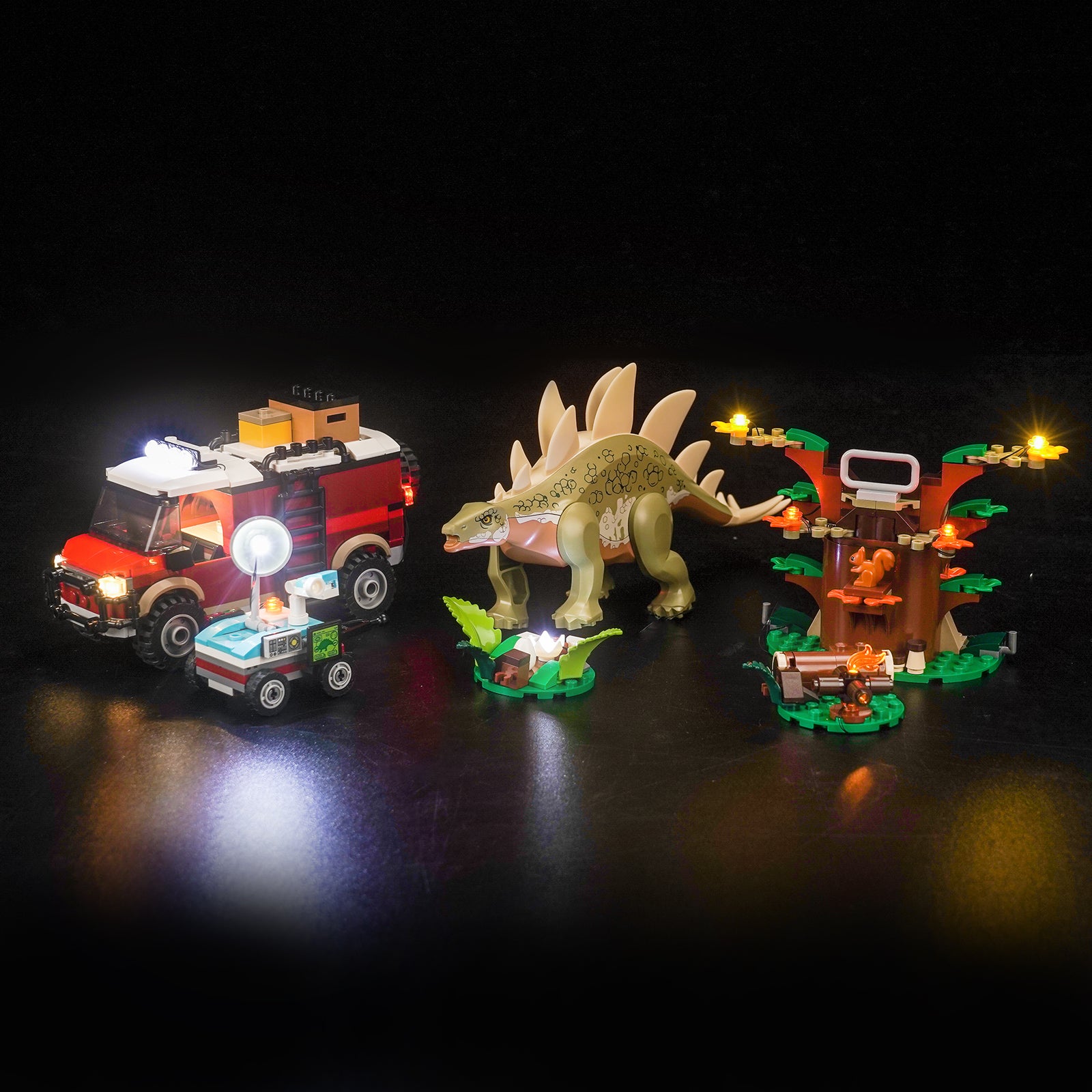 BrickBling Light Kit for LEGO Jurassic World Dinosaur Missions: Stegosaurus Discovery 76965