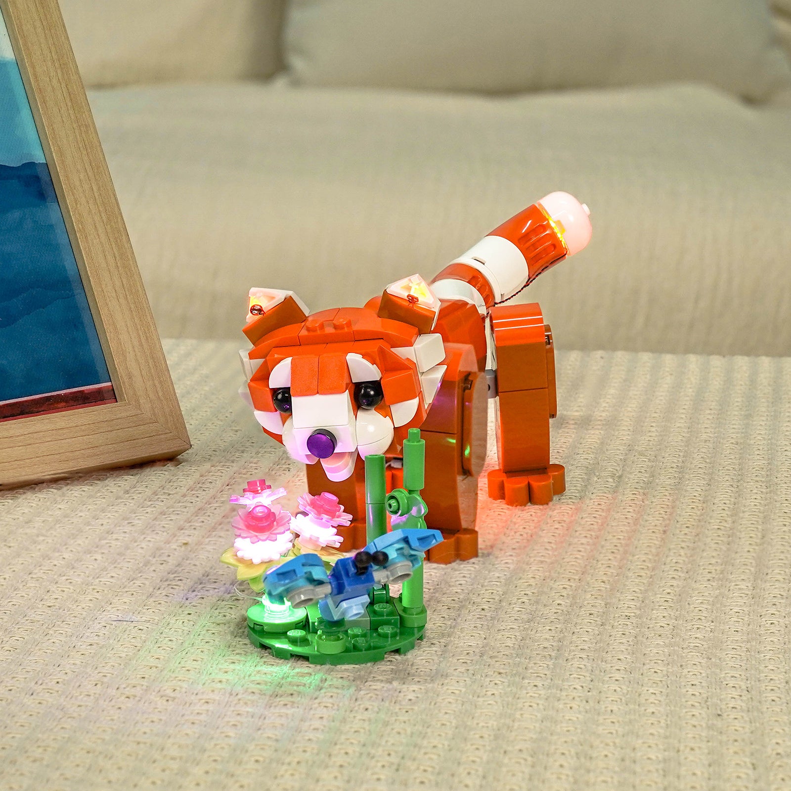 Kit d'éclairage BrickBling pour LEGO Creator 3-en-1 Animaux Mignons : Panda Roux 31394