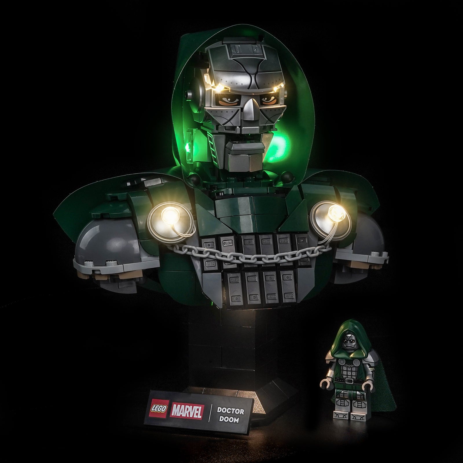 BrickBling Light Kit for LEGO Marvel Doctor Doom Bust 76345