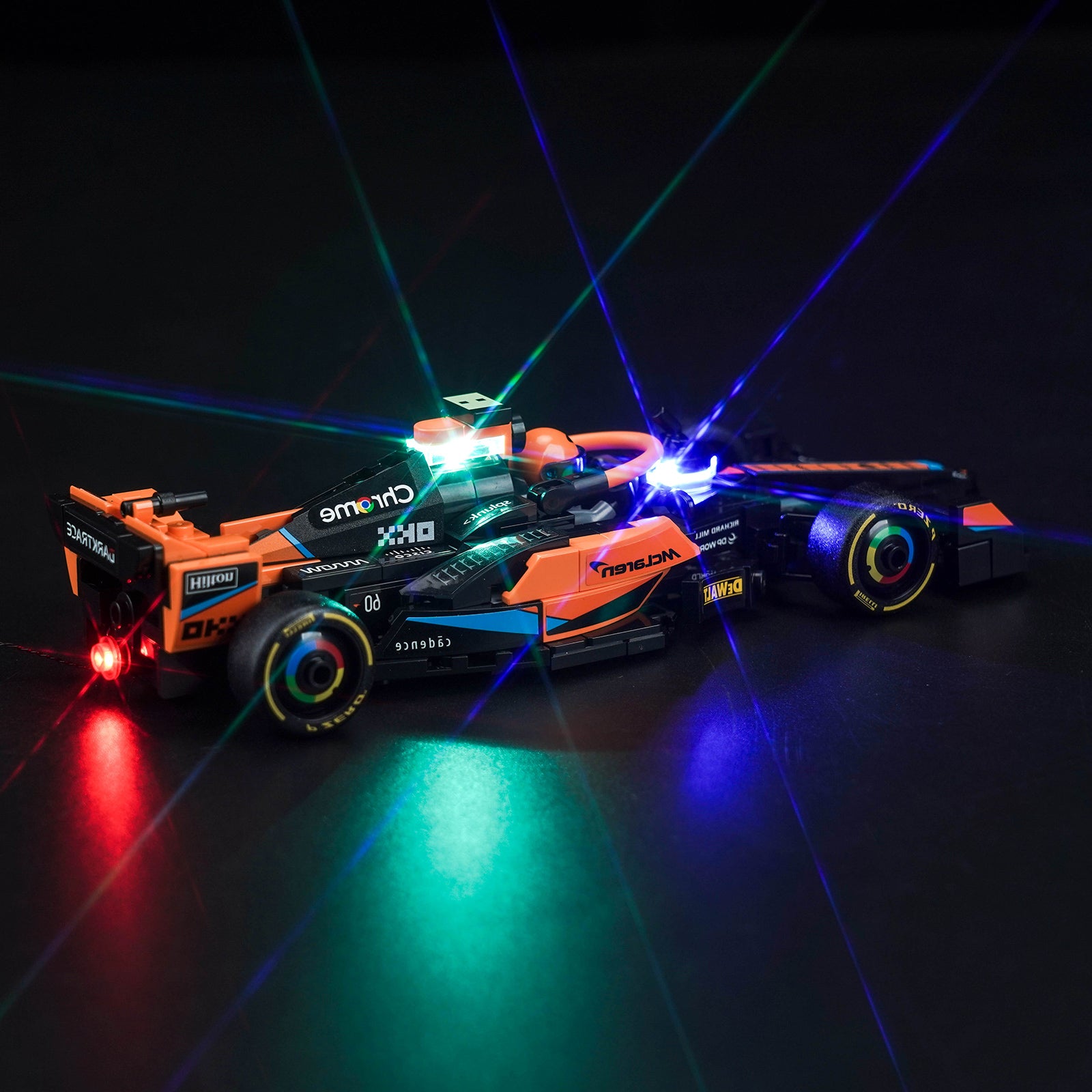 BrickBling Light Kit for LEGO Speed Champions 2023 McLaren Formula 1 Race Car 76919