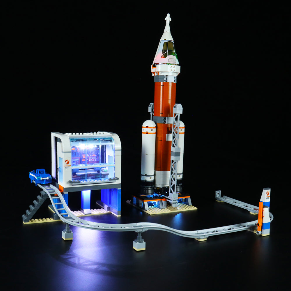 Kit d'éclairage BrickBling pour fusée LEGO Deep Space et contrôle de lancement 60228