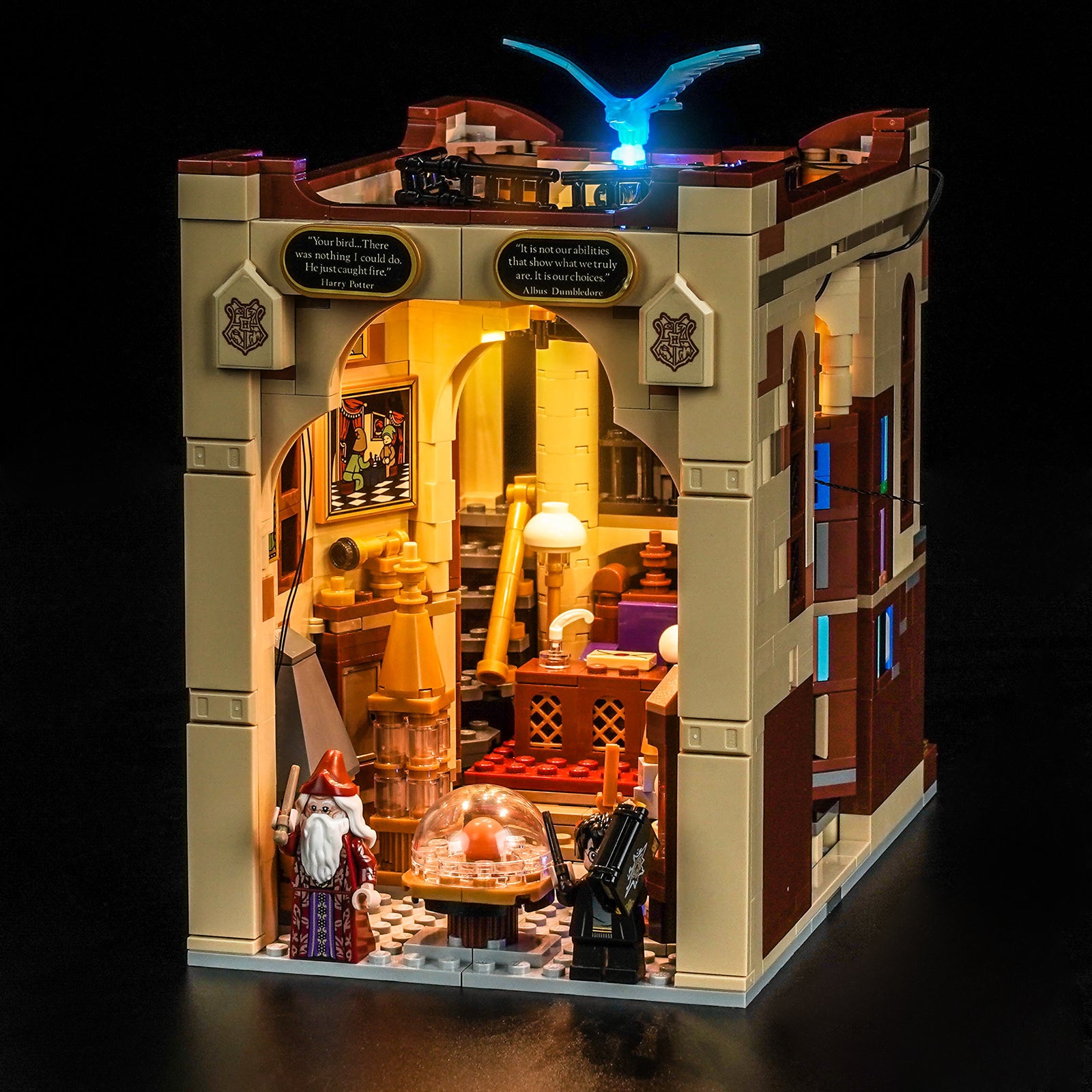 BrickBling Light Kit for LEGO Harry Potter Book Nook: Dumbledore's Office 76478