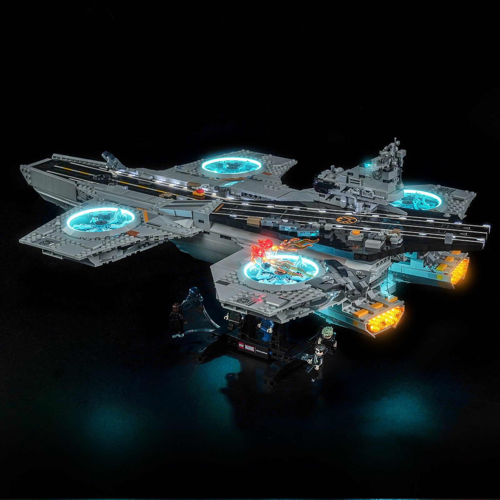 BrickBling Light Kit für LEGO Marvel S.H.I.E.L.D. Helicarrier 76354