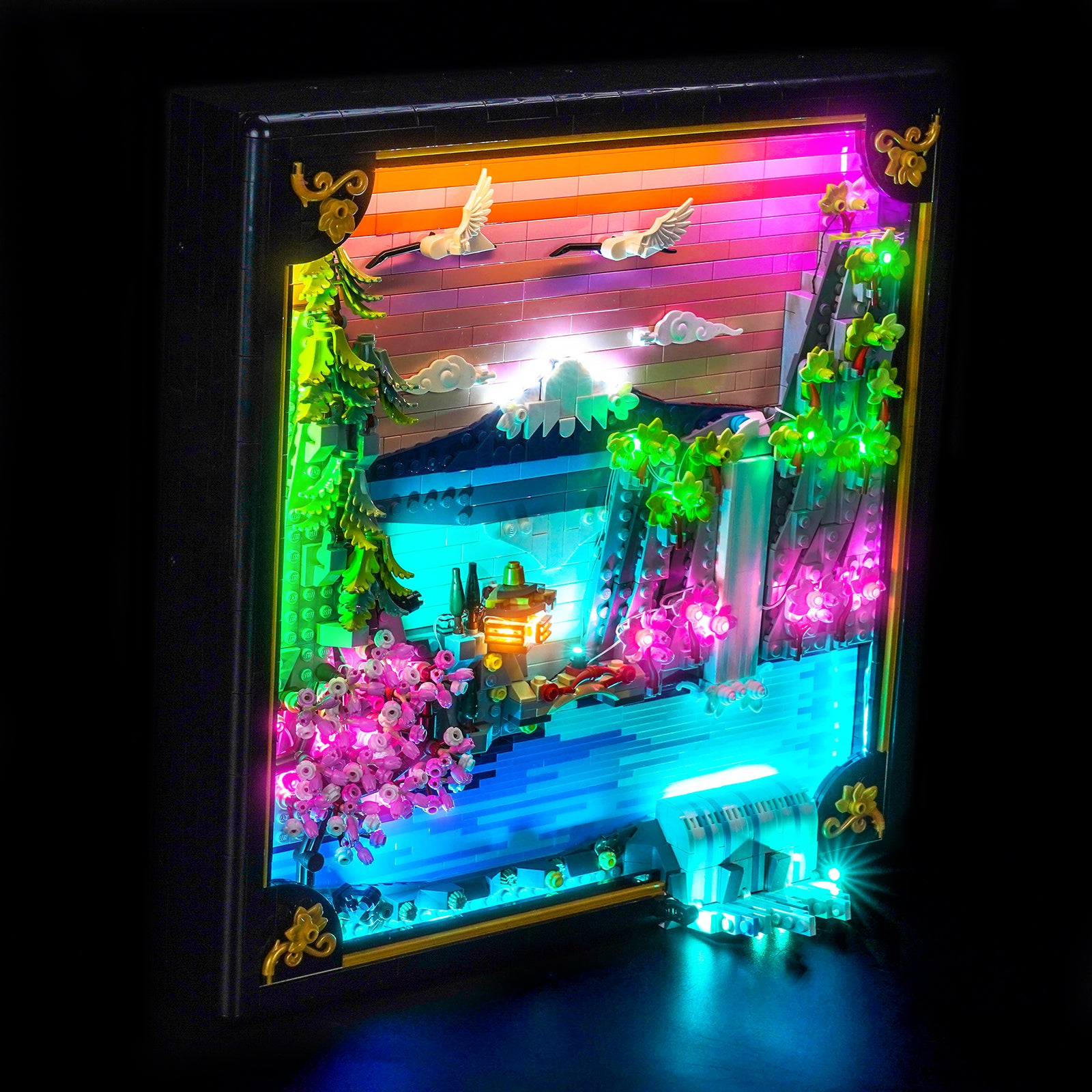 LED Light Kit for LEGO Art Japanese Cherry Blossom Landscape 31218