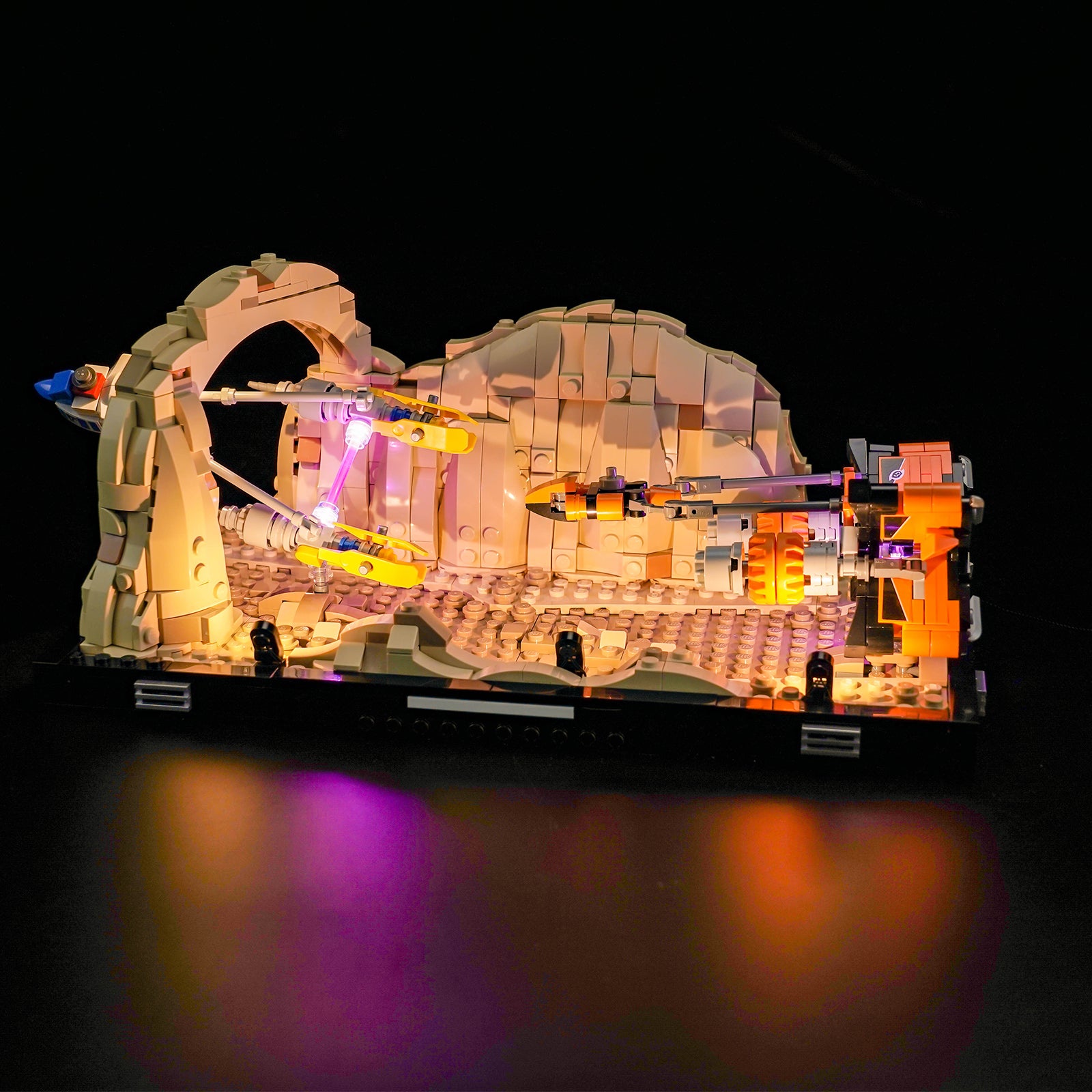 BrickBling Lichtset für LEGO Mos ESPA Podrace Diorama 75380