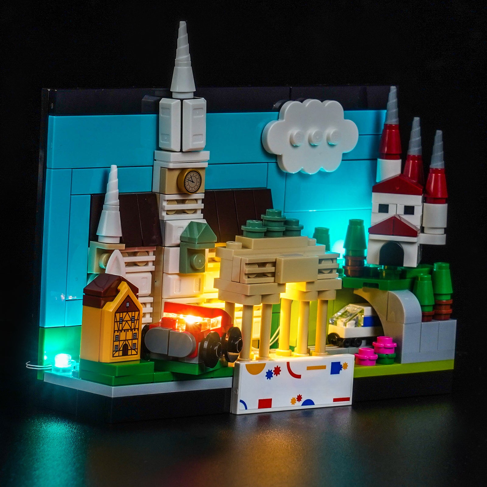 BrickBling Light Kit for LEGO Germany Postcard 40954
