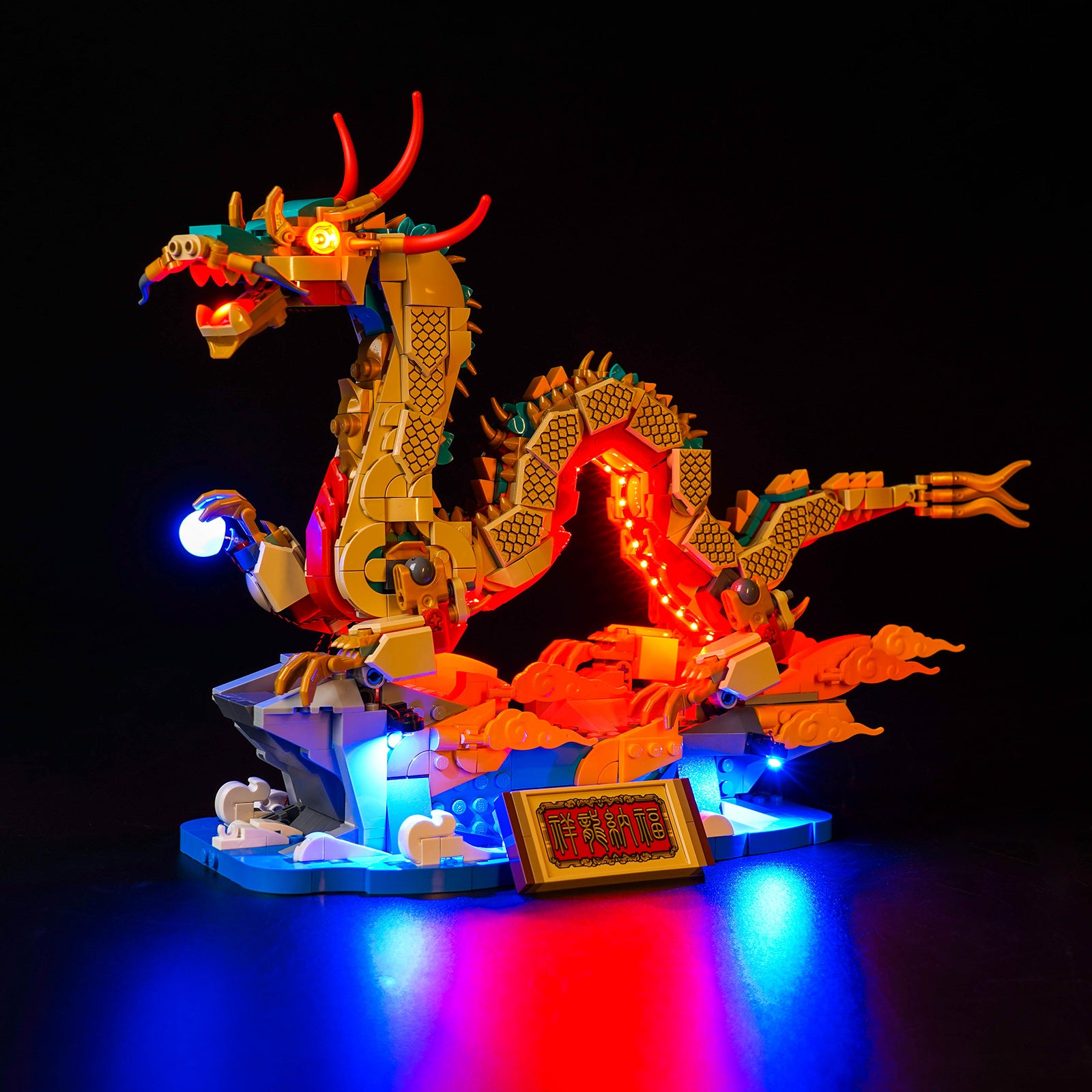 Year of the dragon Lego light