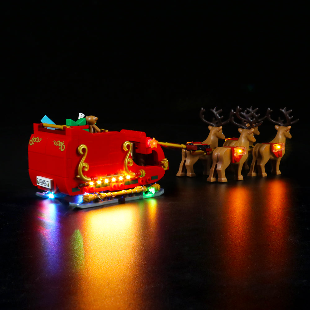 BrickBling Light Kit for LEGO Santa's Sleigh 40499