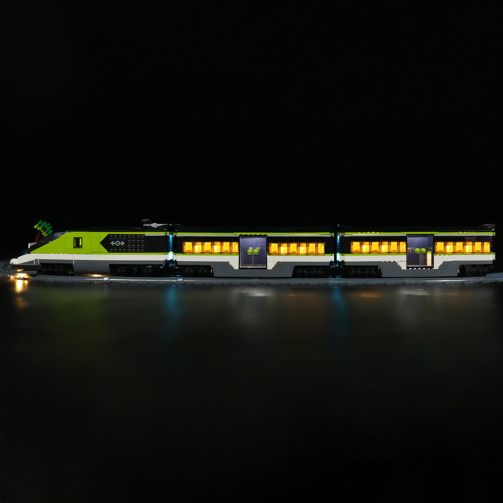 Kit d'éclairage BrickBling pour le train de passagers LEGO Express 60337