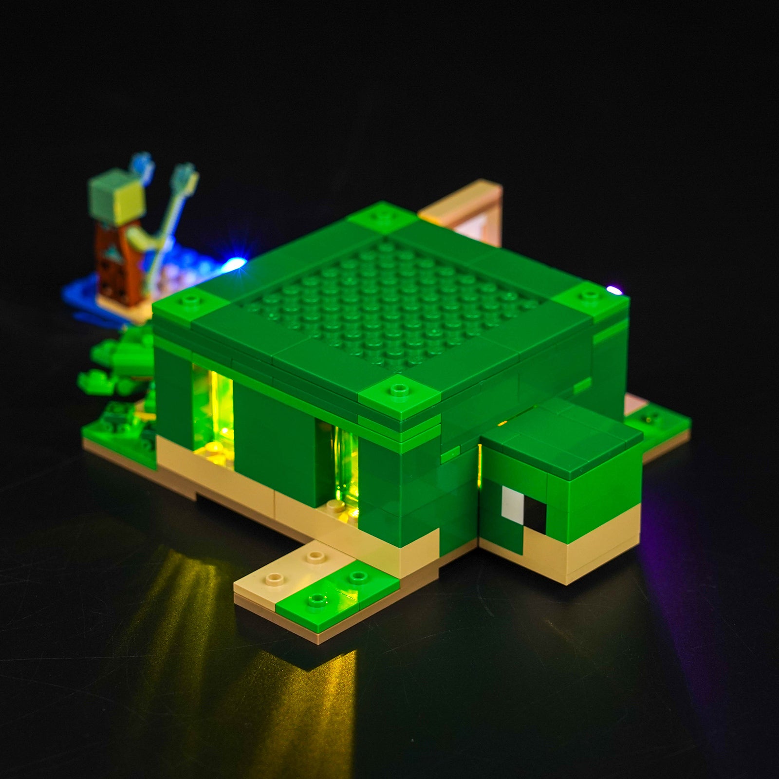 BrickBling Light Kit for LEGO Minecraft The Turtle Beach House 21254