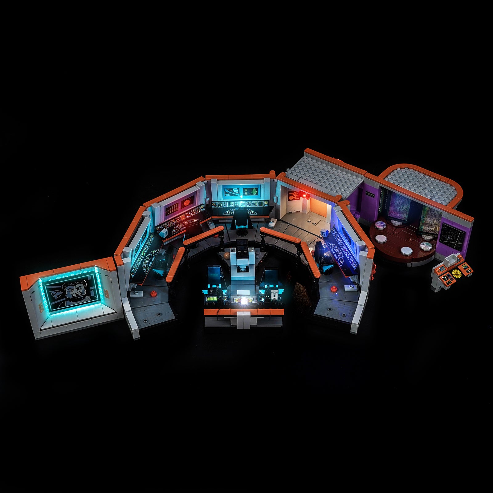 BrickBling Light Kit for LEGO Icons Star Trek: U.S.S. Enterprise NCC-1701™ Bridge 11385