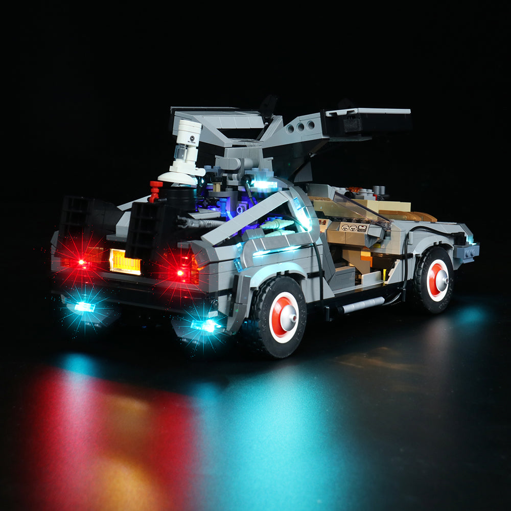 BrickBling Light Kit for LEGO Icons Back to the Future Time Machine 10300