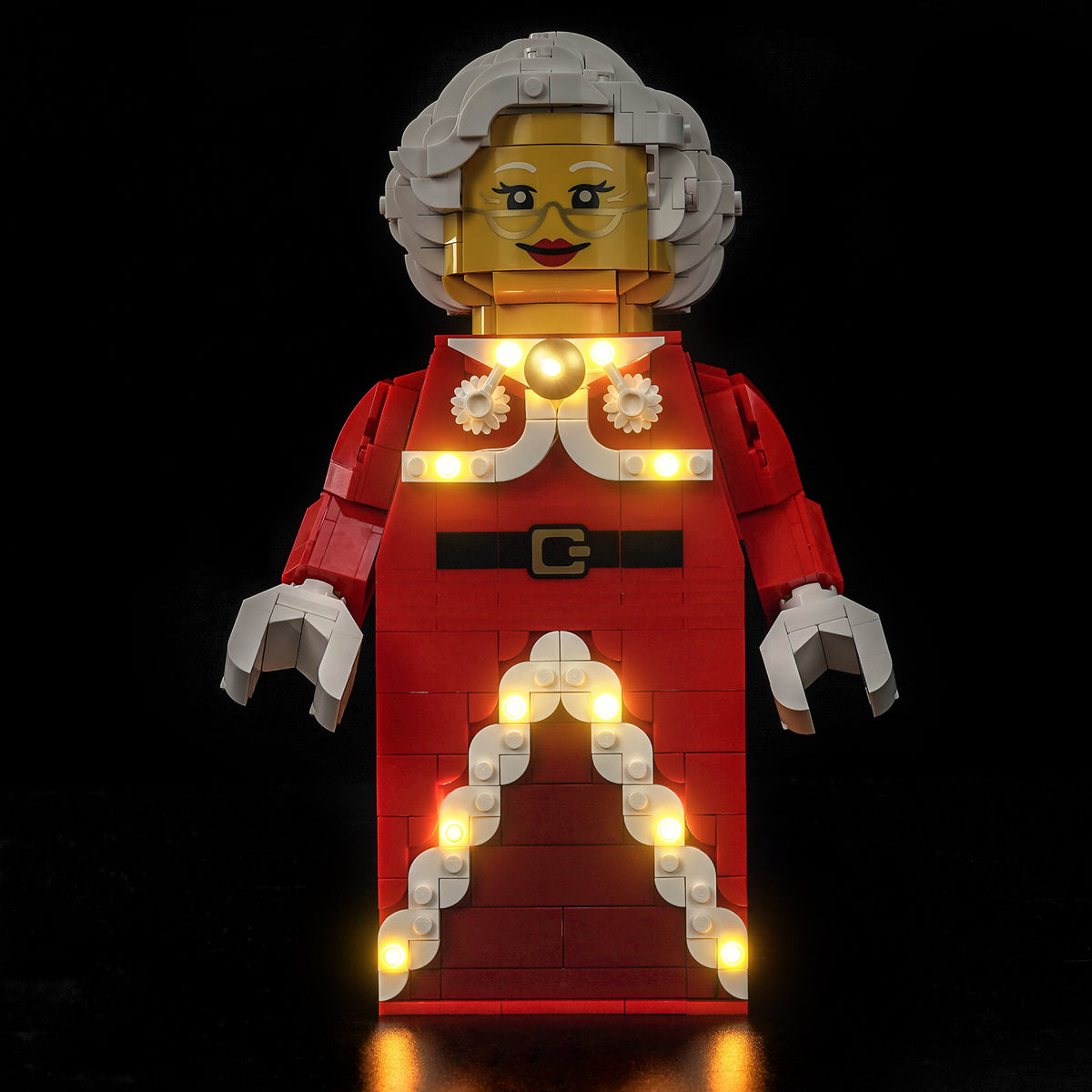 BrickBling Light Kit for LEGO Minifigures Up-Scaled Mrs. Claus Minifigure 40875