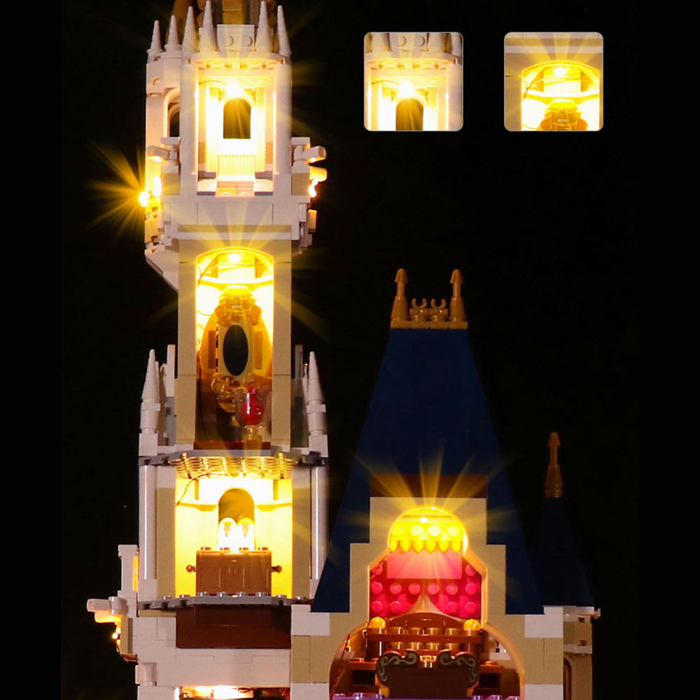 BrickBling Light Kit for LEGO Disney The Disney Castle 71040