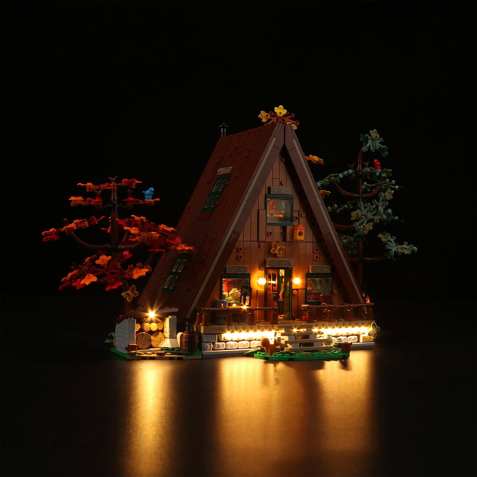 Kit d'éclairage BrickBling pour cabine LEGO A-Frame 21338