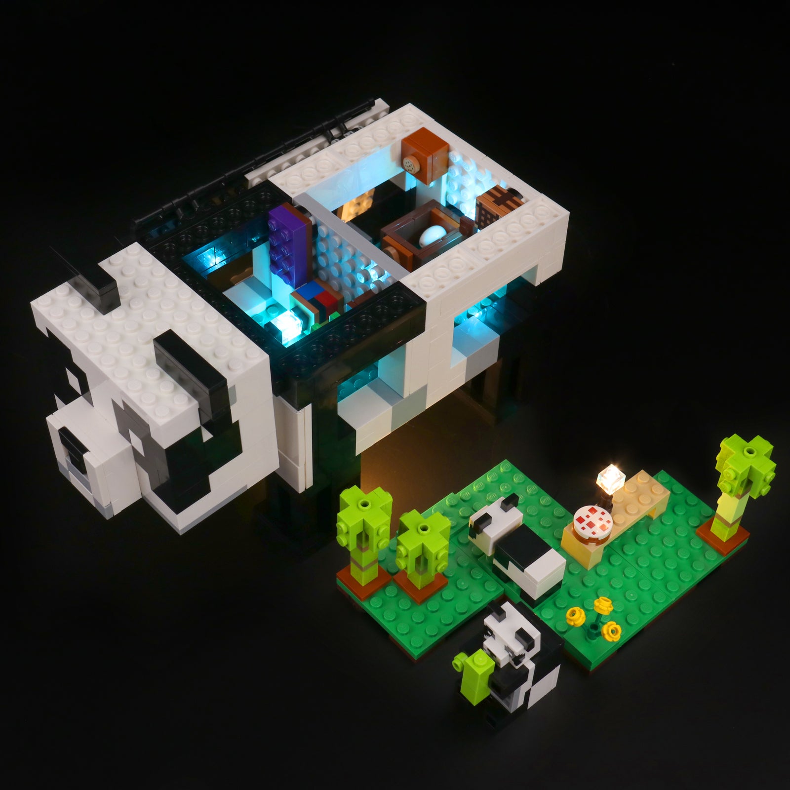 BrickBling Lichtset für LEGO Panda Haven 21245