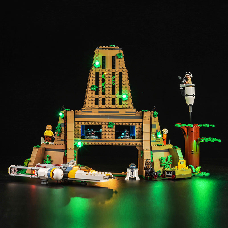 Kit d'éclairage BrickBling pour LEGO Yavin 4 Base rebelle 75365