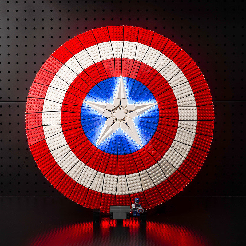 BrickBling Lichtset für LEGO Captain America's Shield 76262