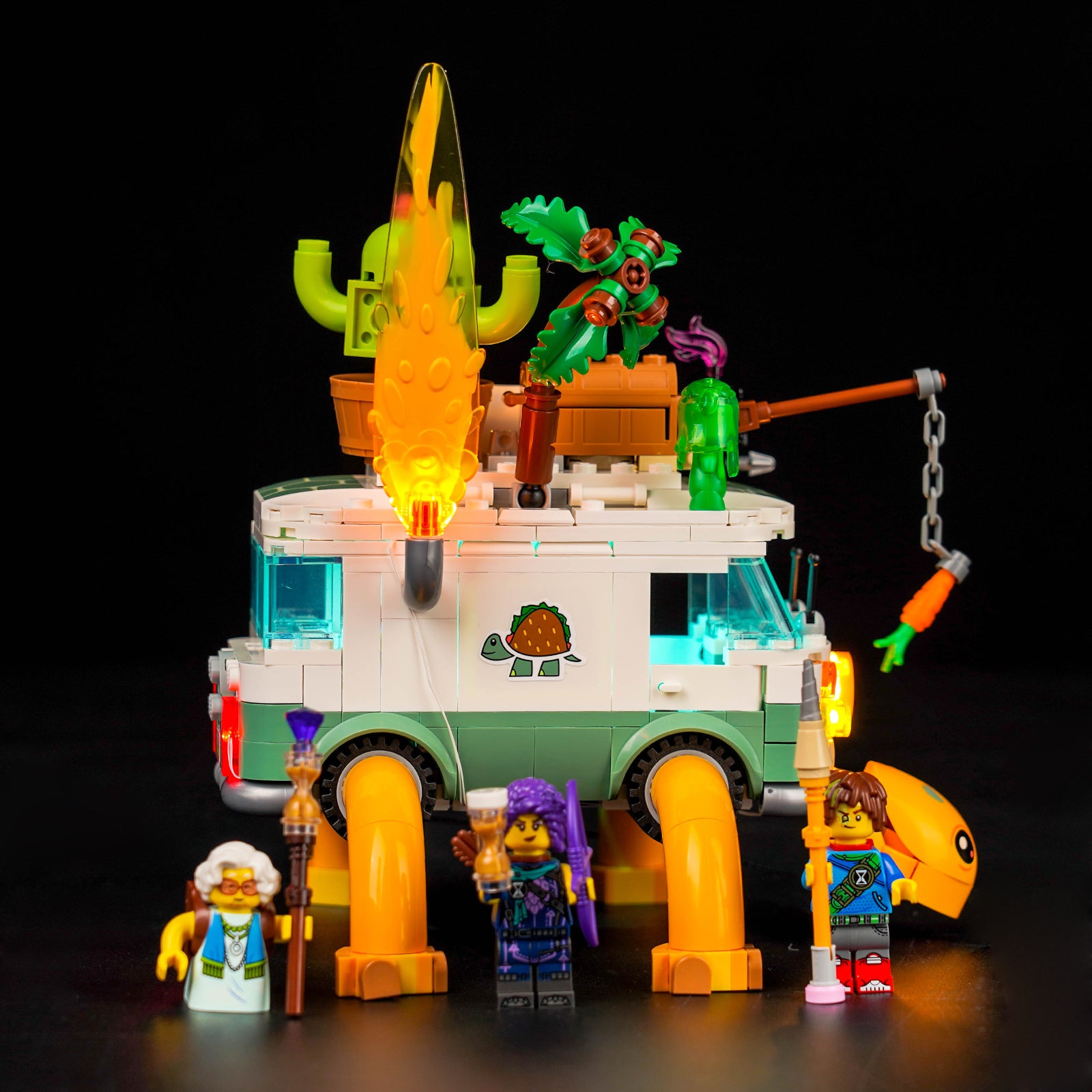 Kit d'éclairage BrickBling pour LEGO DREAMZzz Le fourgon tortue de Mme Castillo 71456