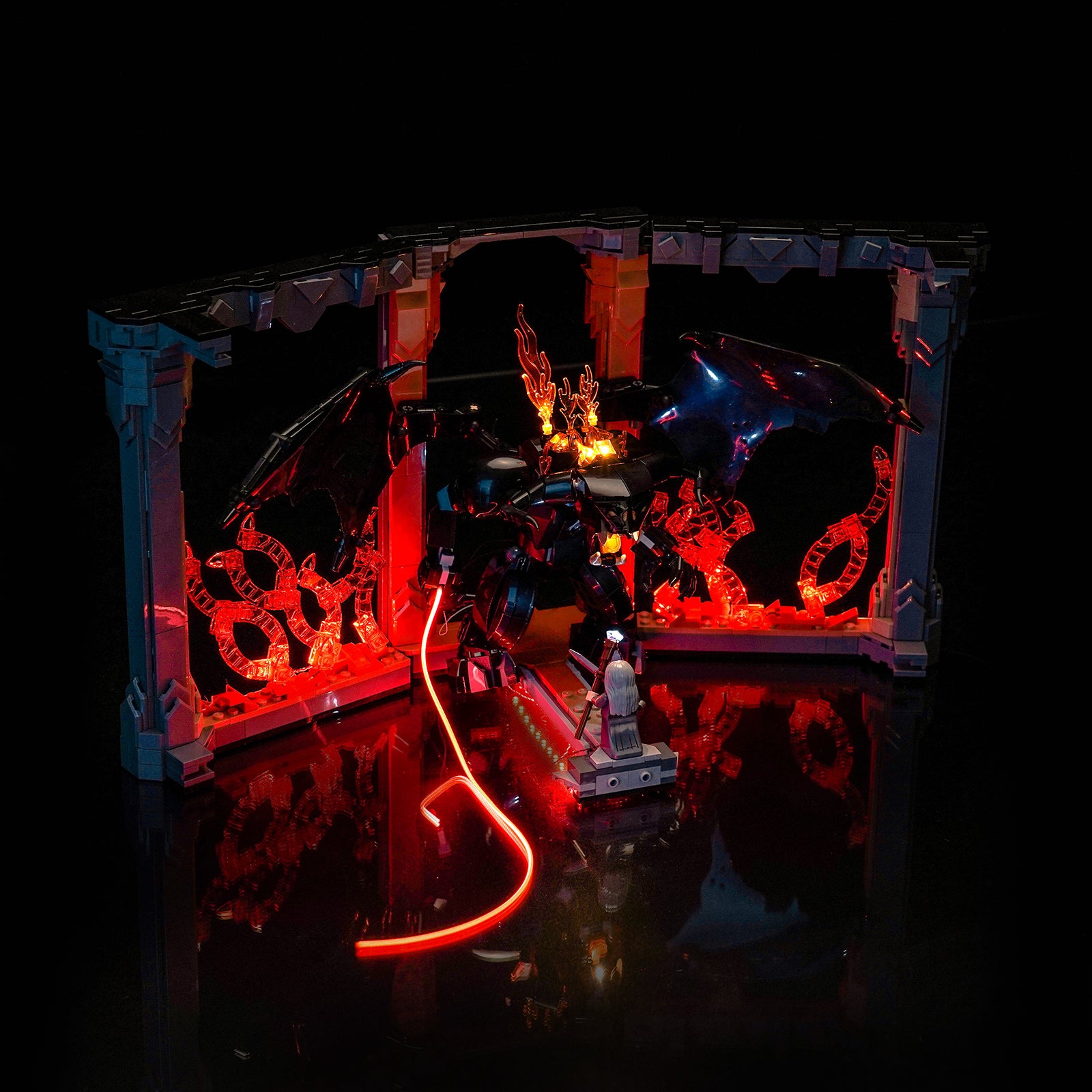 BrickBling Light Kit for LEGO The Lord of the Rings: Balrog™ Book Nook 10367