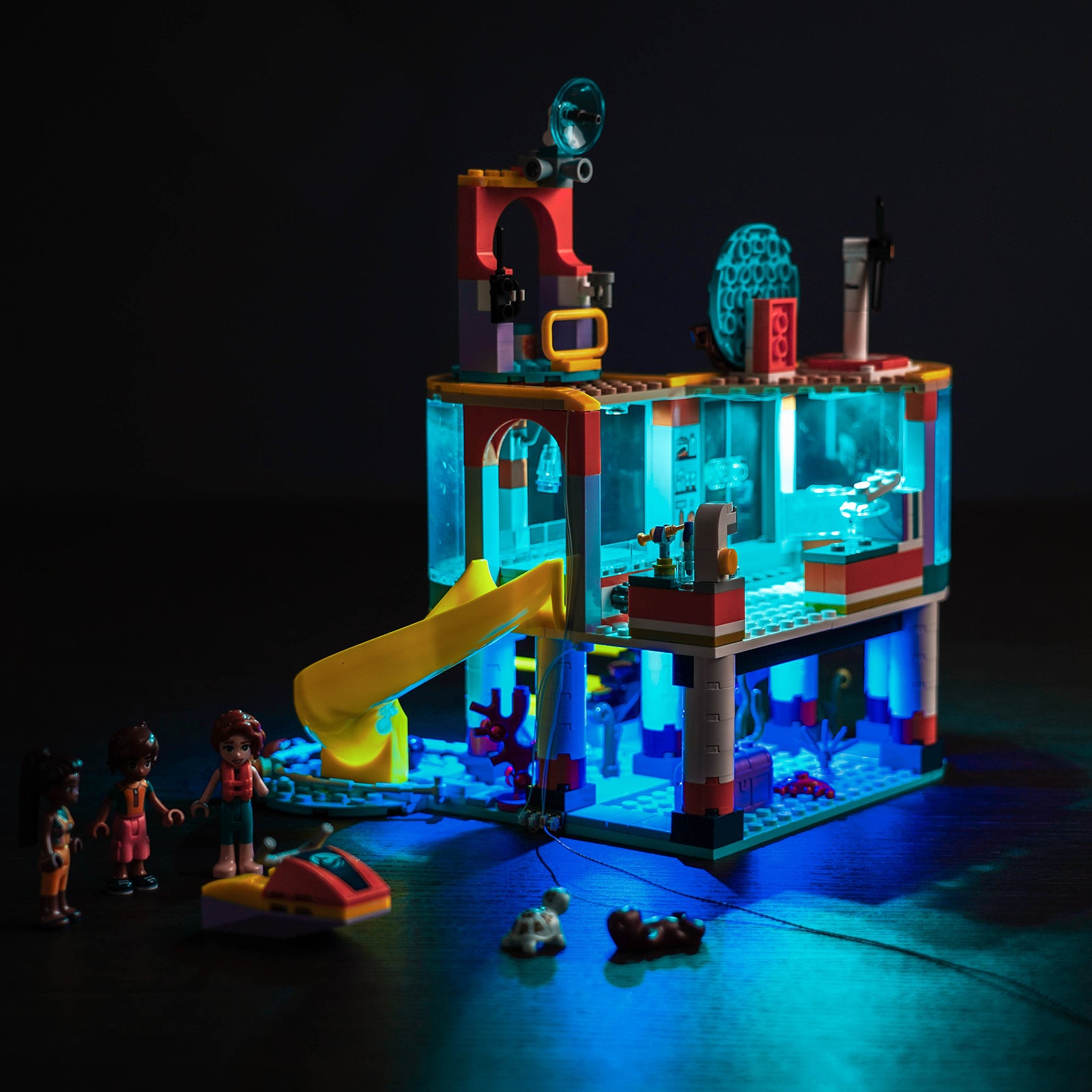 BrickBling Lichtset für LEGO Seenotrettungszentrum 41736