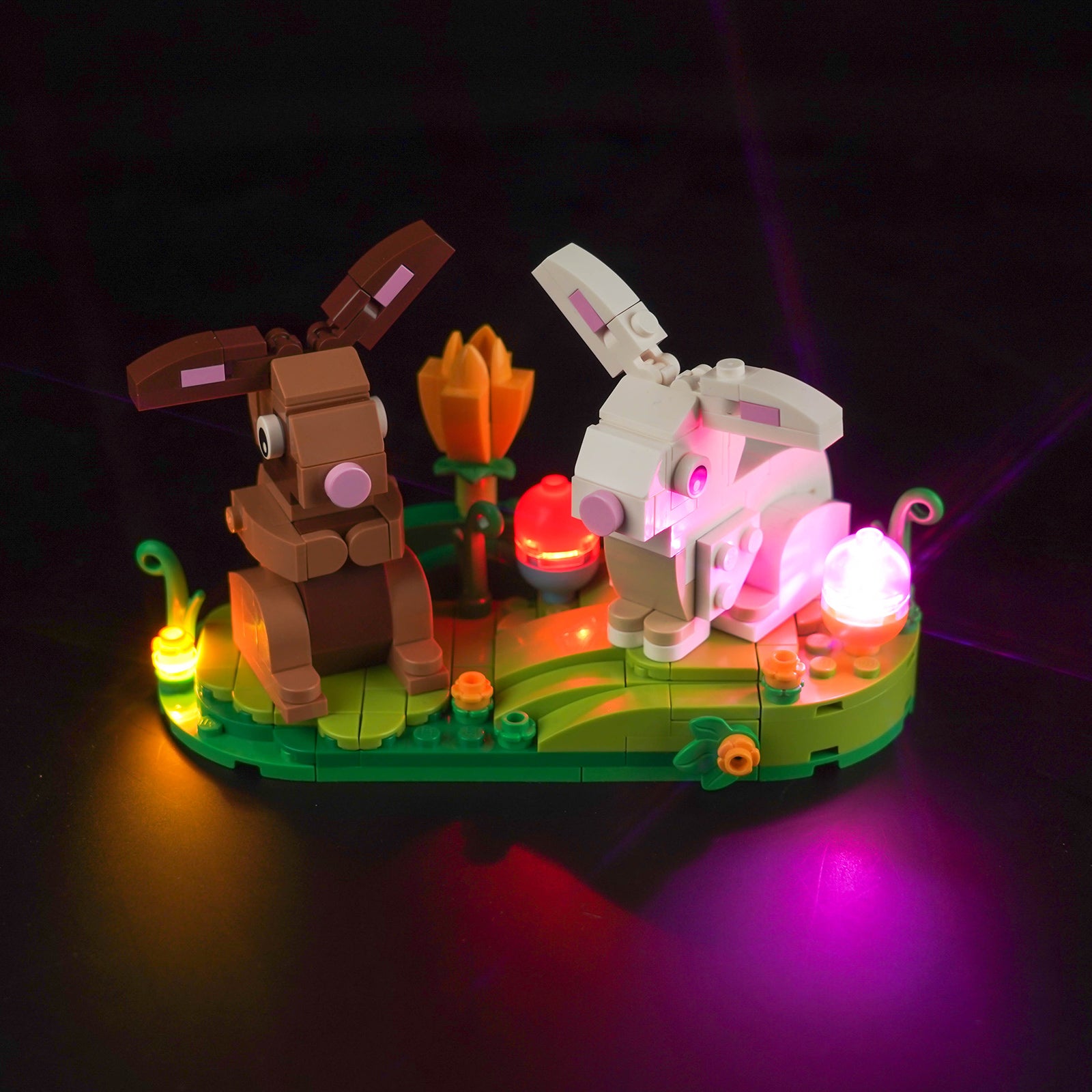 BrickBling Light Kit for LEGO Easter Rabbits Display 40523
