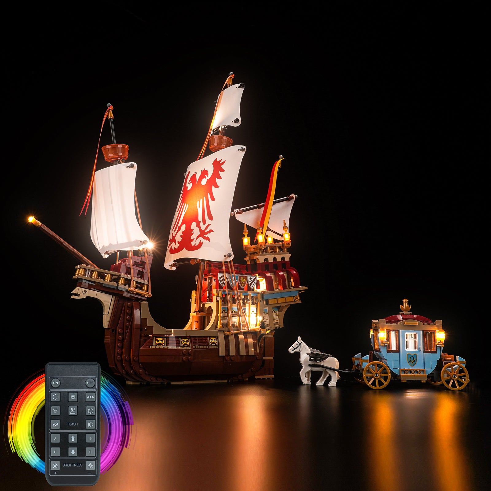 BrickBling Light Kit for LEGO Triwizard Tournament: The Arrival 76440