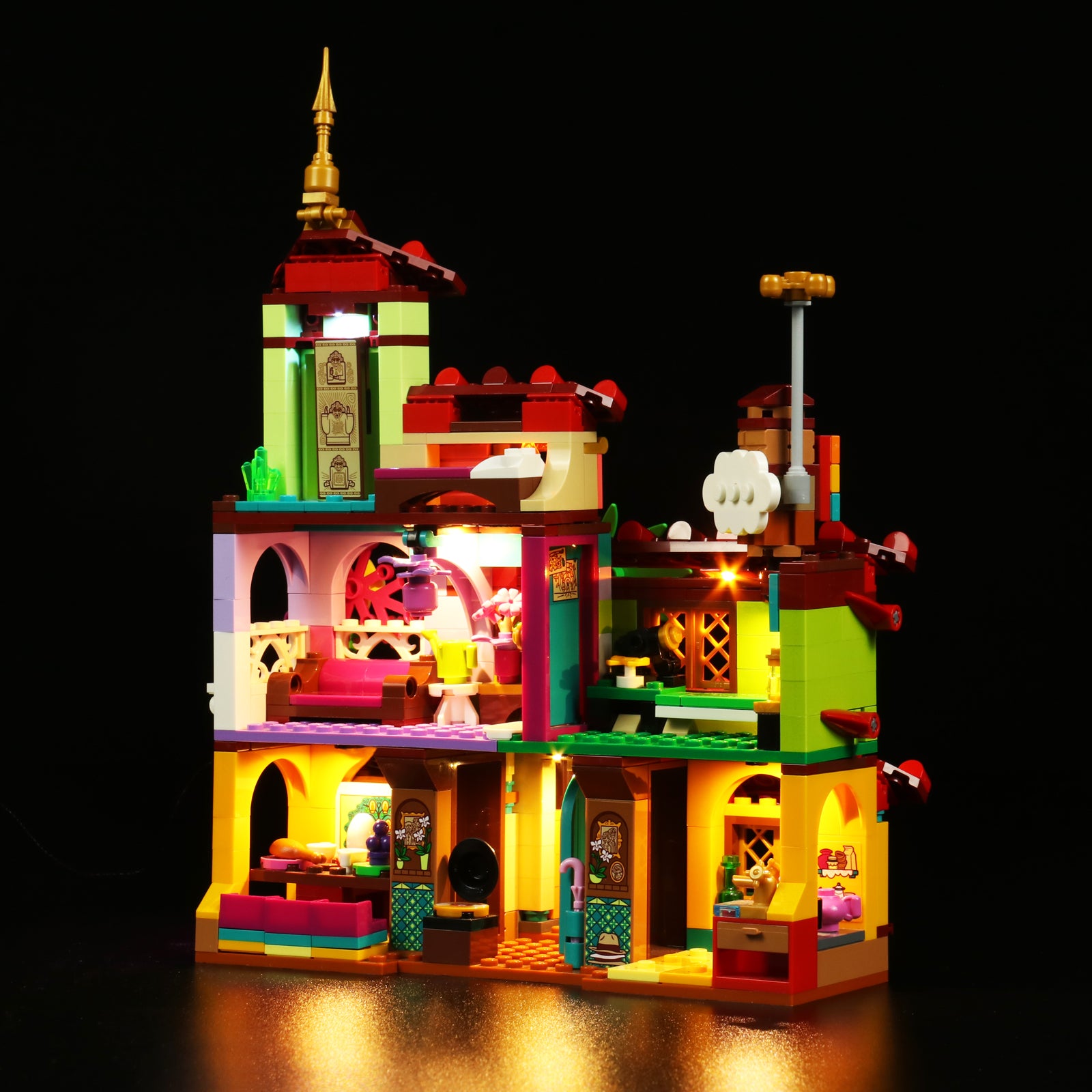 BrickBling Lichtset für LEGO Disney Das Madrigalhaus 43202, verbesserte Version