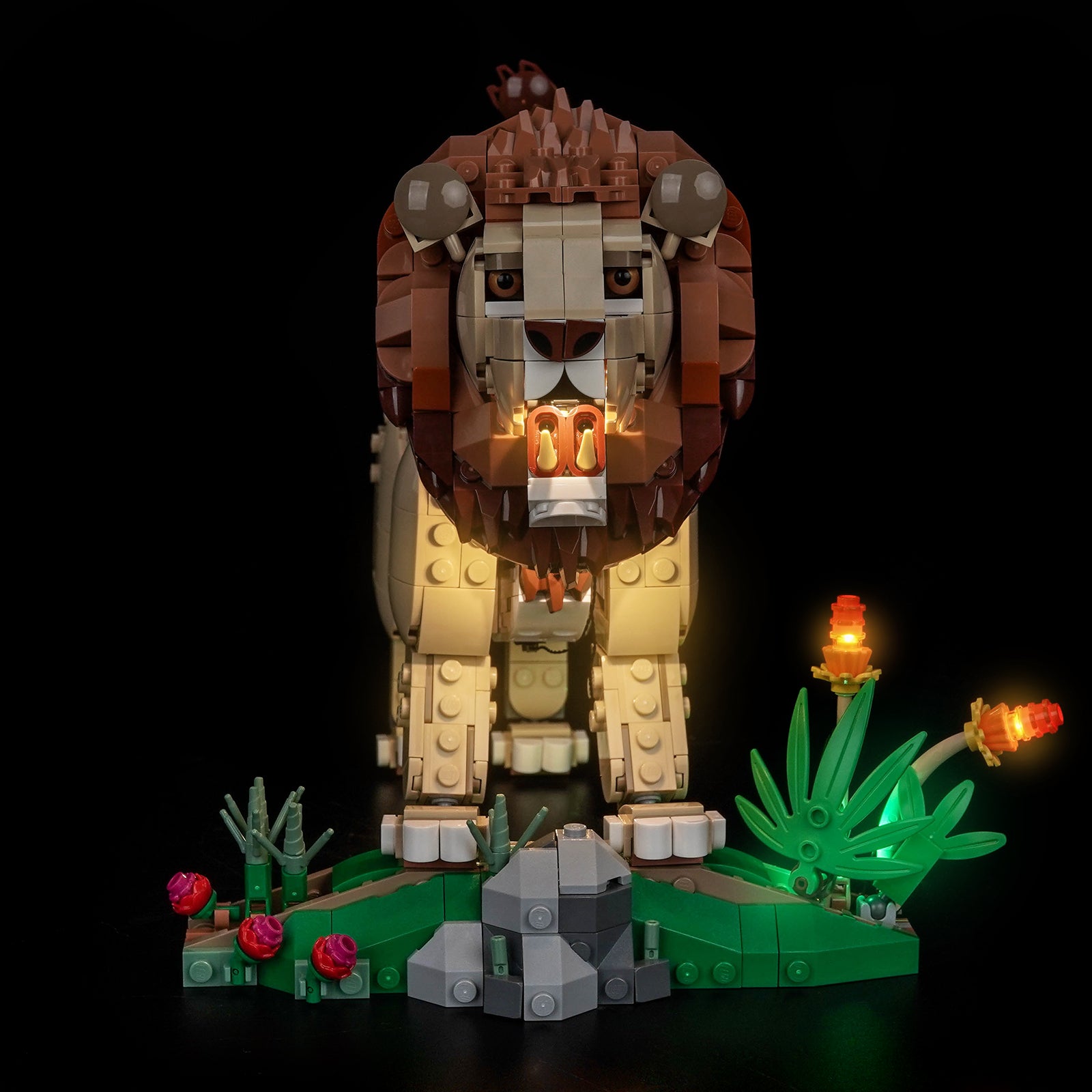 BrickBling Light Kit for LEGO Creator 3-in-1 Wild Animals: Majestic Lion 31386