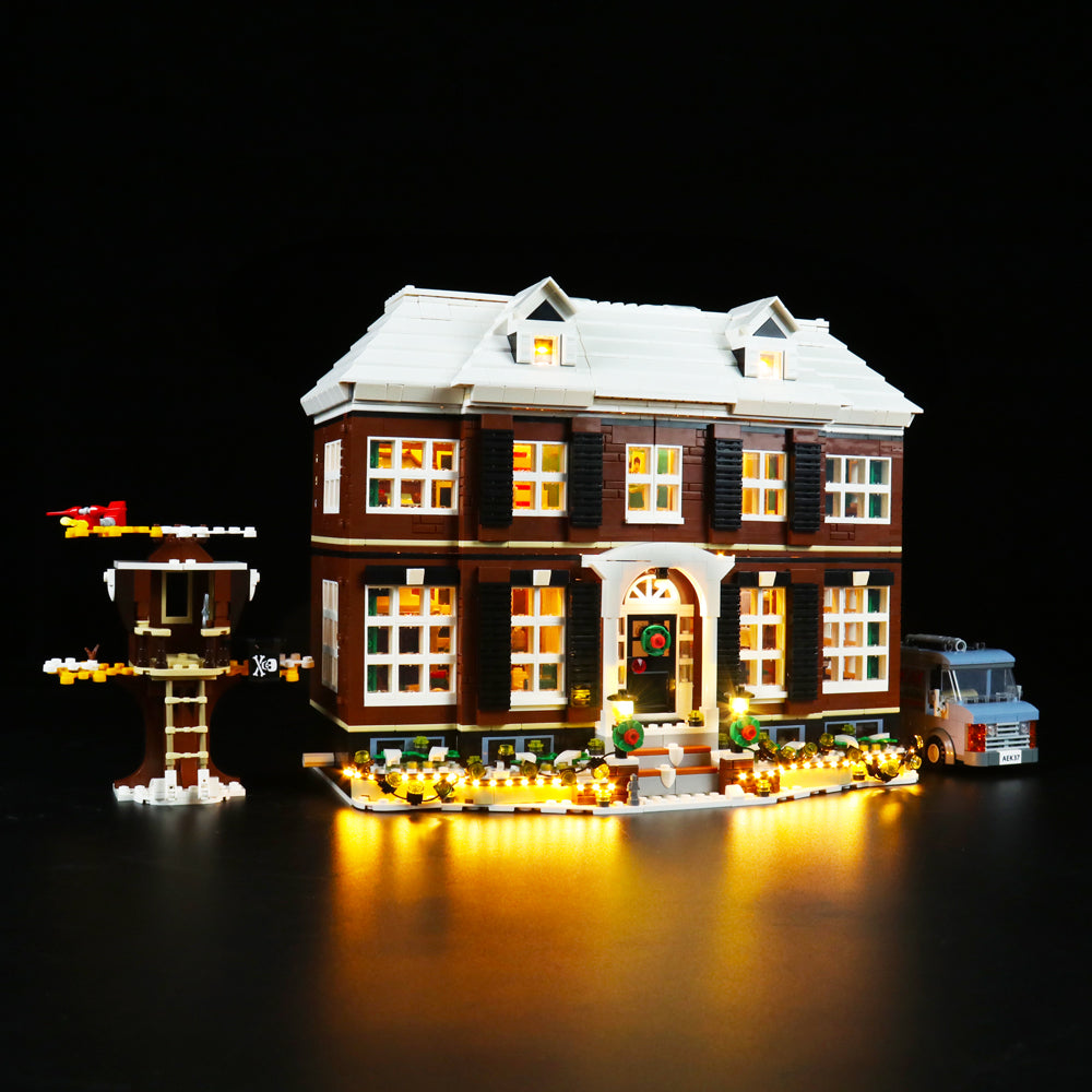 Kit d'éclairage BrickBling pour LEGO Home Alone 21330 version classique