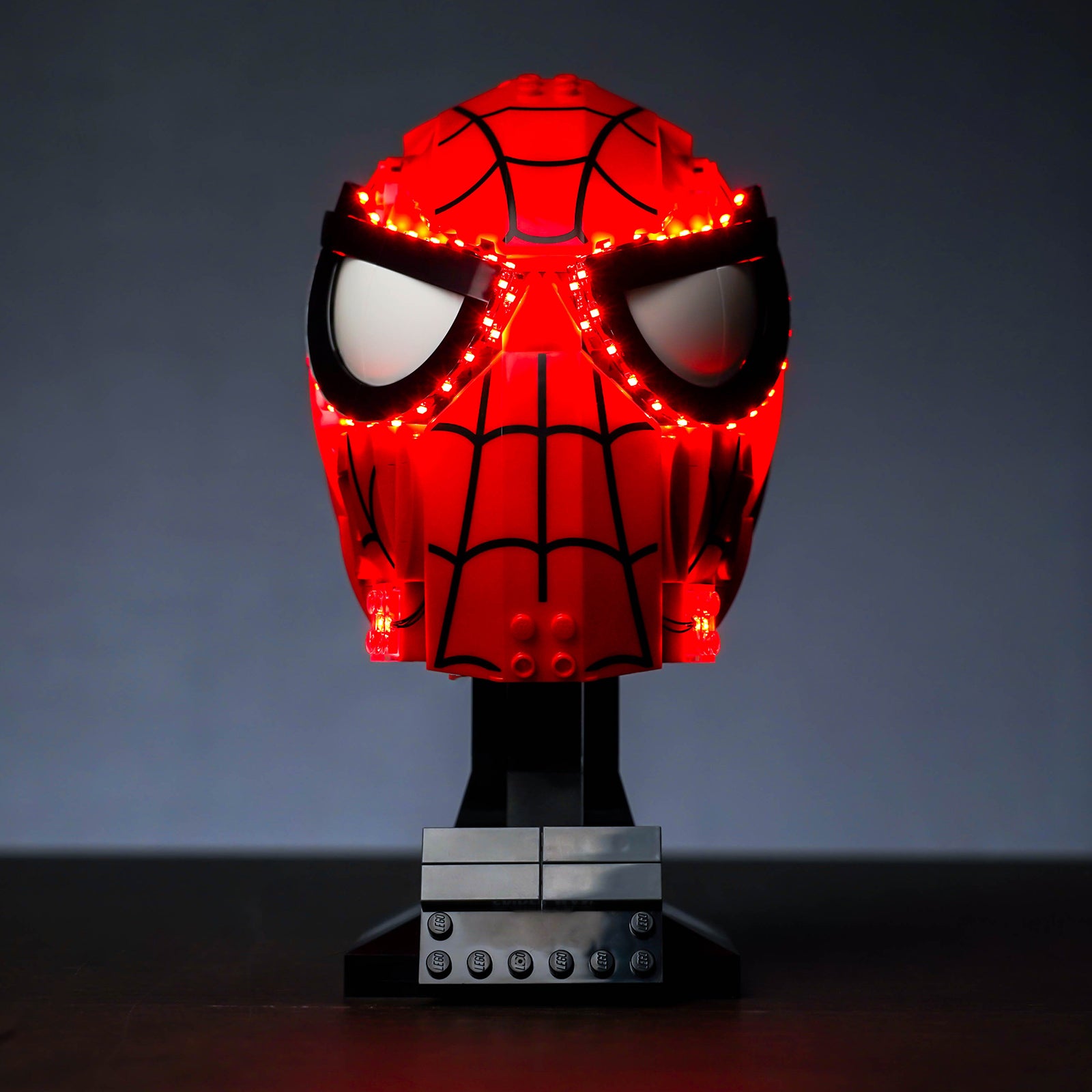 BrickBling Light Kit for Marvel Spider-Man's Mask 76285 Light Control Version
