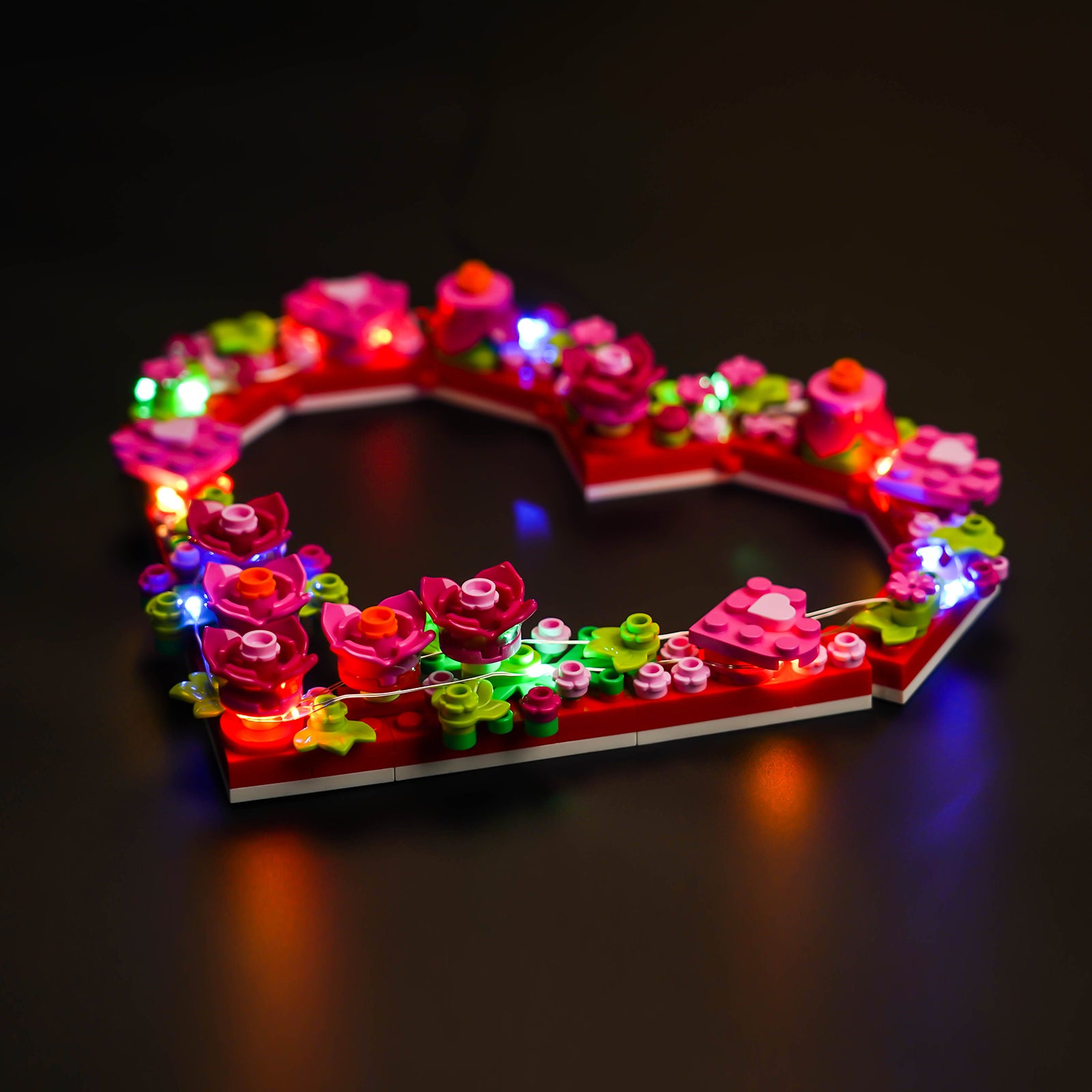 BrickBling Light Kit for LEGO Heart Ornament 40638