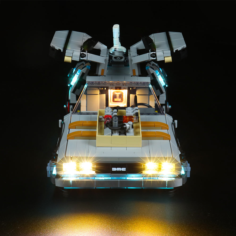 BrickBling Light Kit for LEGO Icons Back to the Future Time Machine 10300