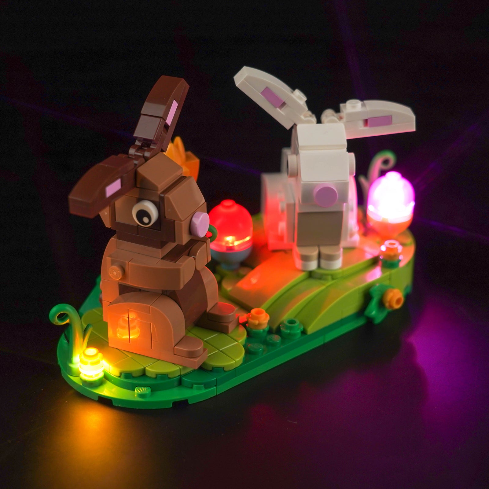 BrickBling Light Kit for LEGO Easter Rabbits Display 40523