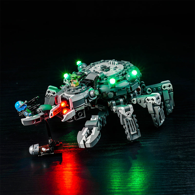 Kit d'éclairage BrickBling pour LEGO Spider Tank 75361