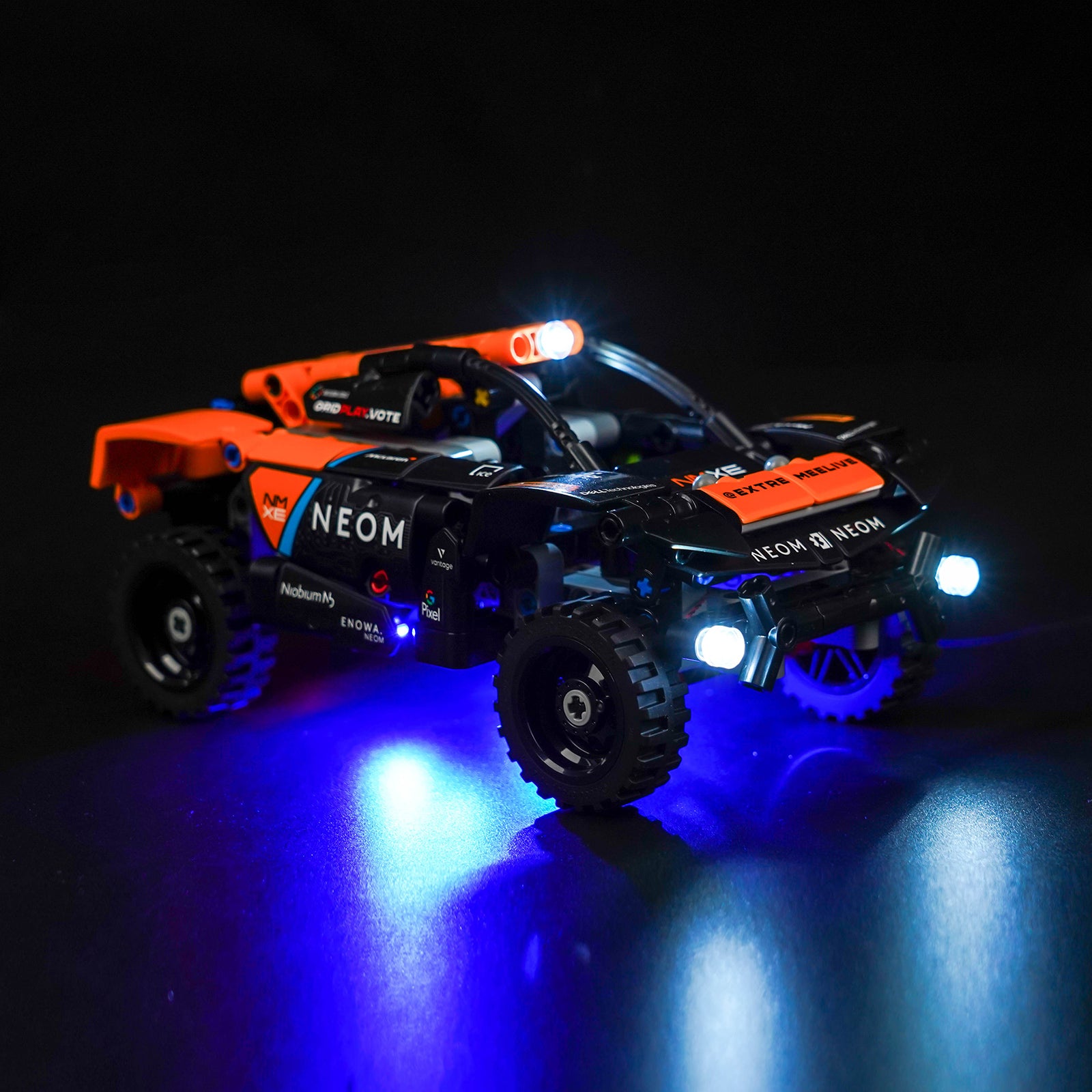 Light Up LEGO NEOM McLaren Extreme E Race Car 42166