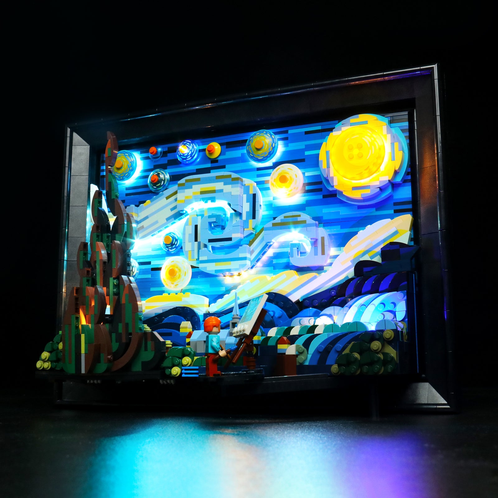 BrickBling Lichtset für LEGO Vincent van Gogh – Die Sternennacht 21333 