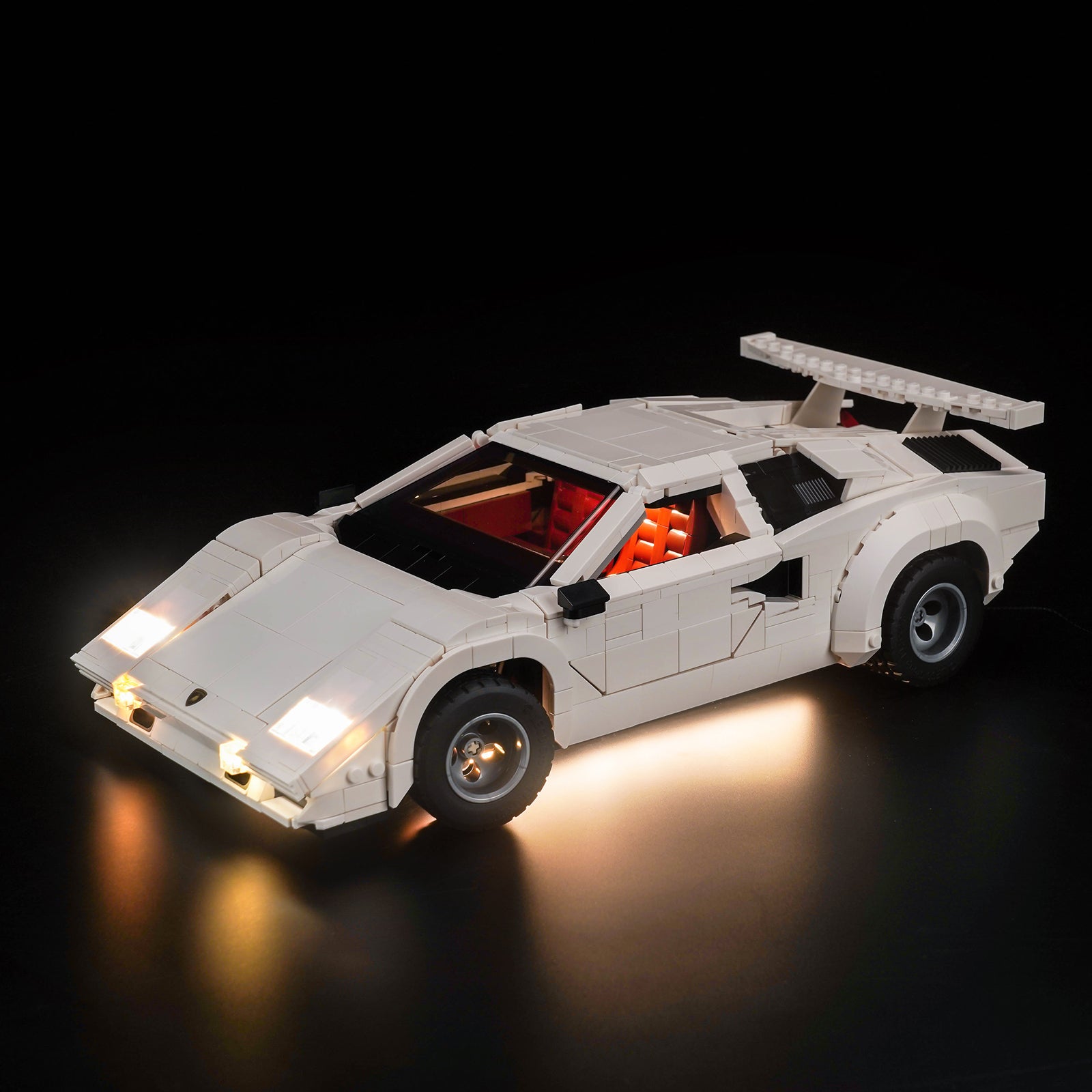 BrickBling Light Kit for LEGO Icons Lamborghini Countach 5000 Quattrovalvole 10337