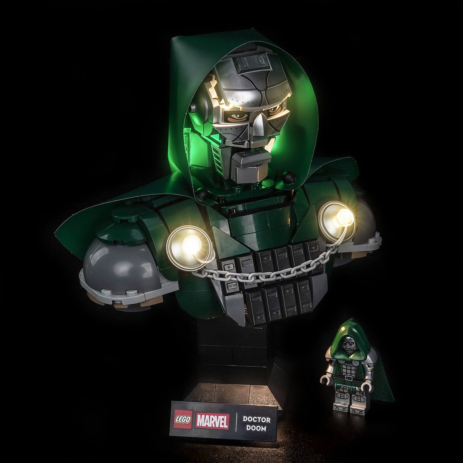 BrickBling Light Kit for LEGO Marvel Doctor Doom Bust 76345