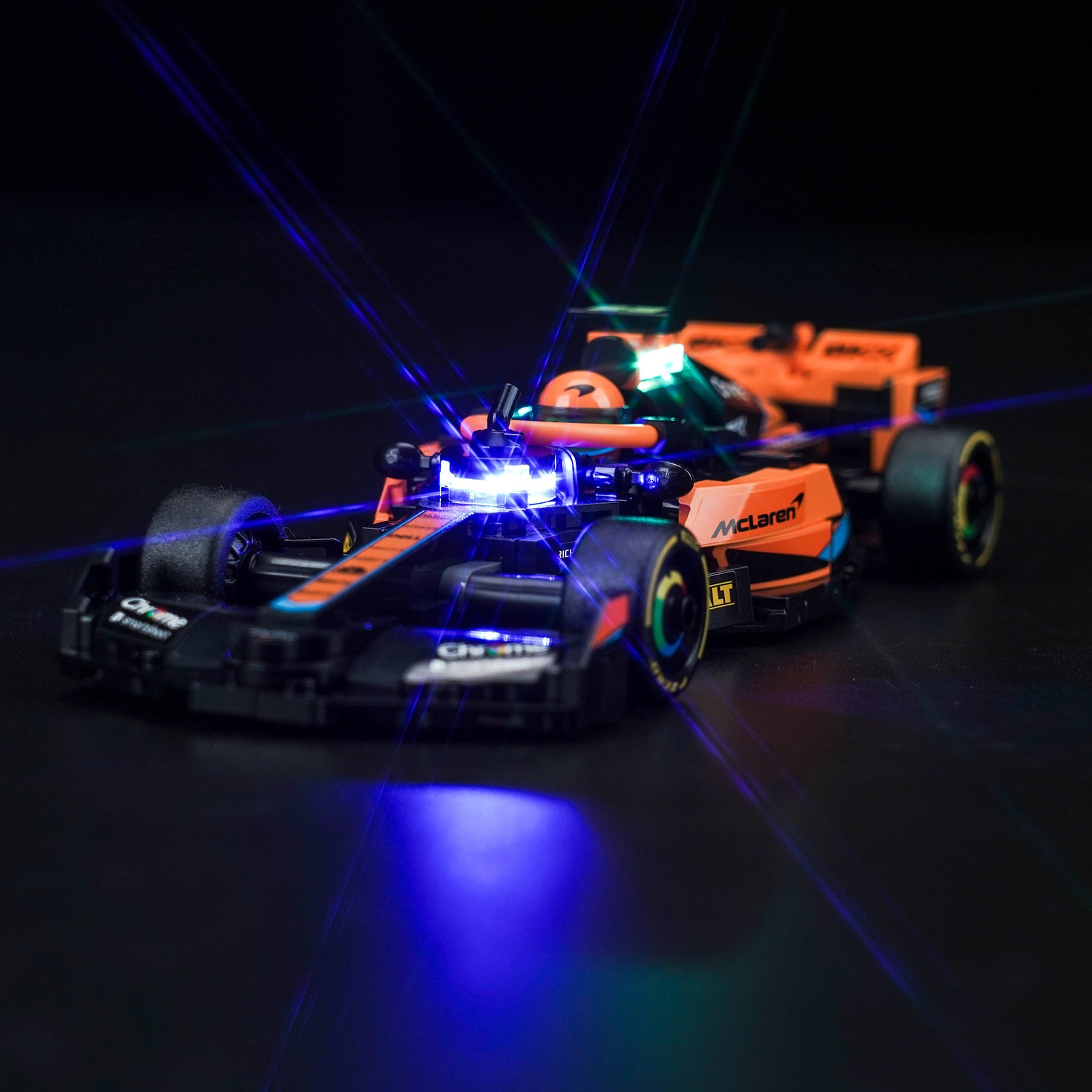BrickBling Light Kit for LEGO Speed Champions 2023 McLaren Formula 1 Race Car 76919