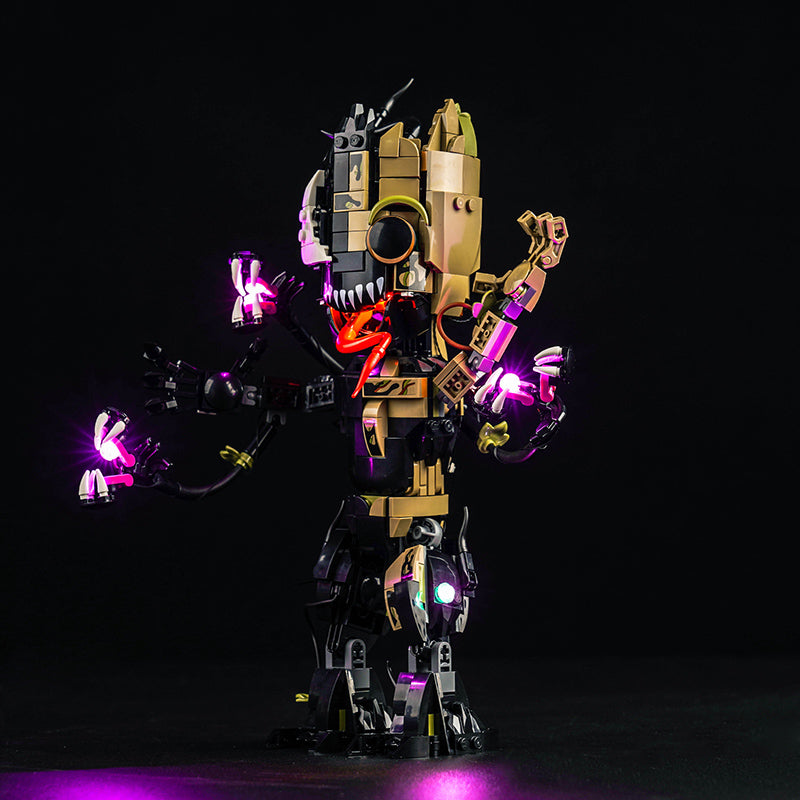 BrickBling Lichtset für LEGO Venomized Groot 76249