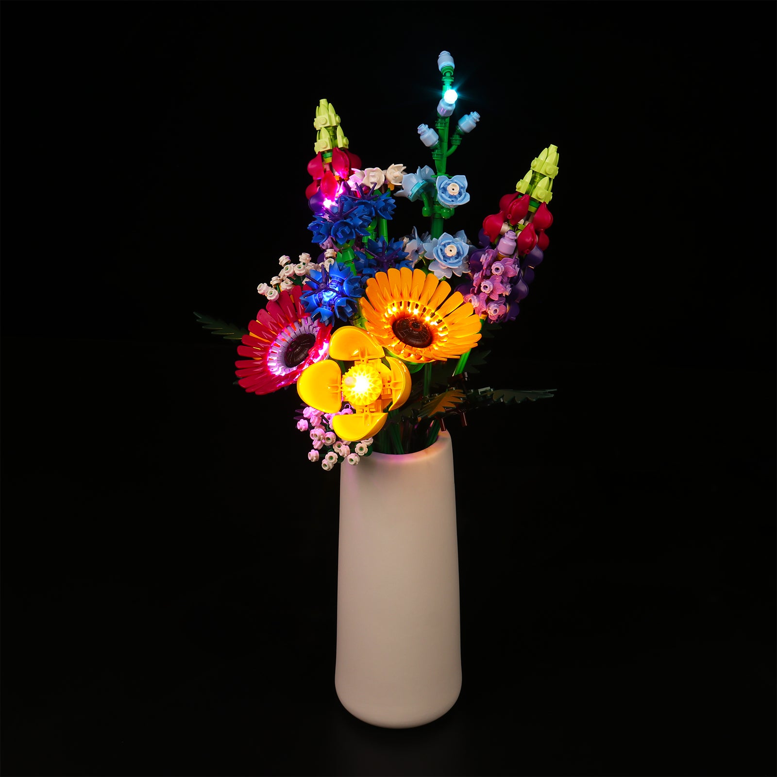 BrickBling Light Kit pour LEGO Icons Bouquet de fleurs sauvages 10313 