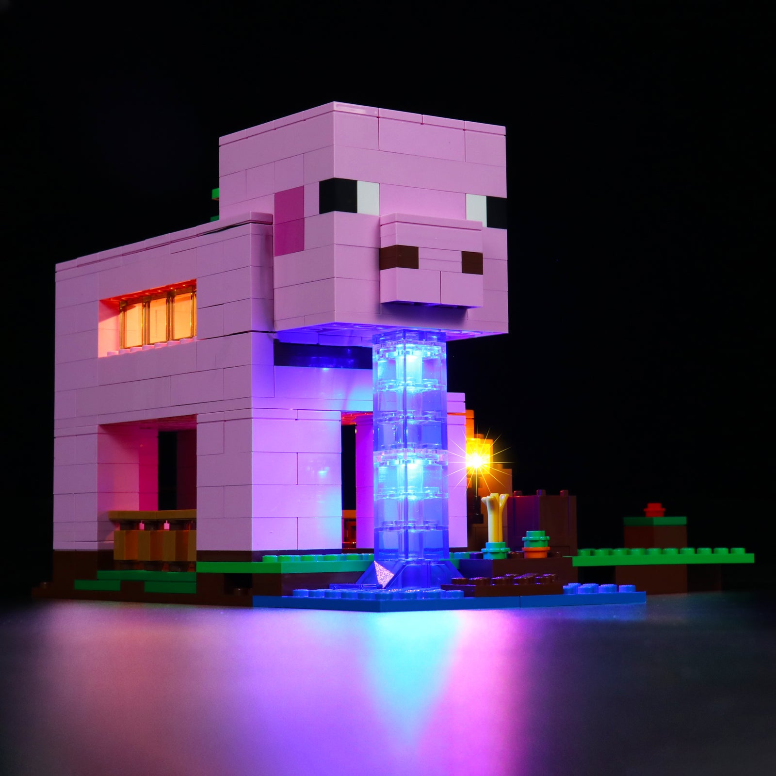 Kit d'éclairage BrickBling pour LEGO Minecraft Pig House 21170 