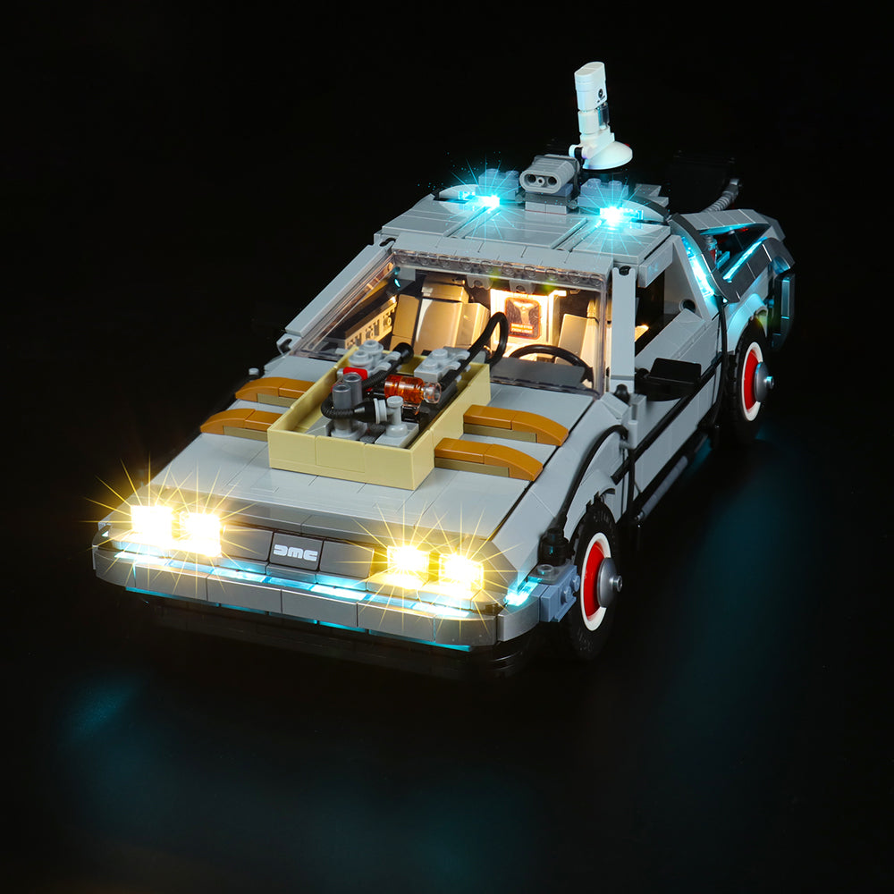 BrickBling Light Kit for LEGO Icons Back to the Future Time Machine 10300