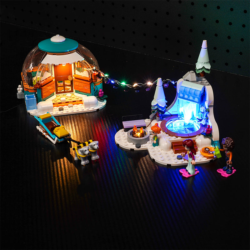 Kit d'éclairage BrickBling pour LEGO Igloo Holiday Adventure 41760